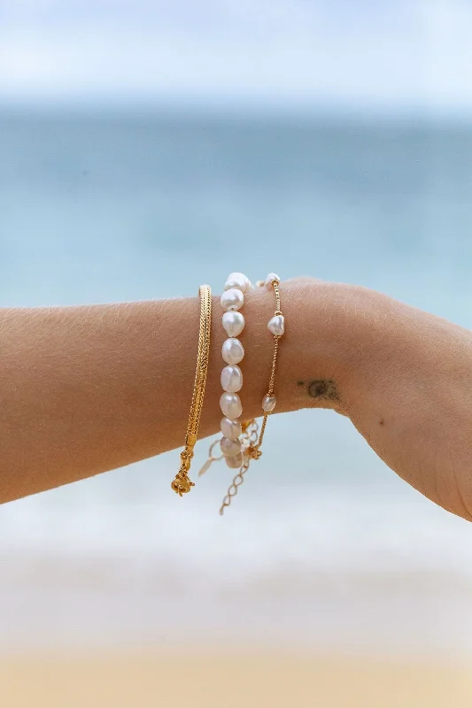 White Pearl Bracelet - Ala