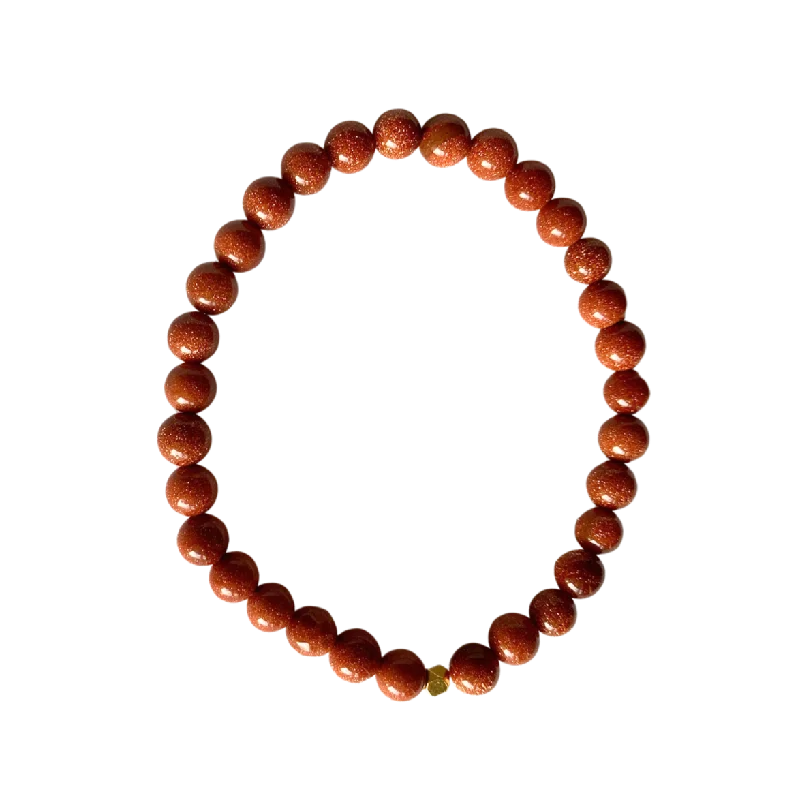 Goldstone 6mm Bracelet