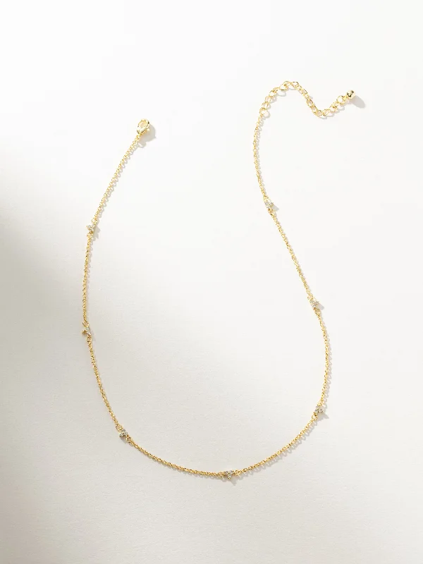 In Bloom Dainty Chain Necklace