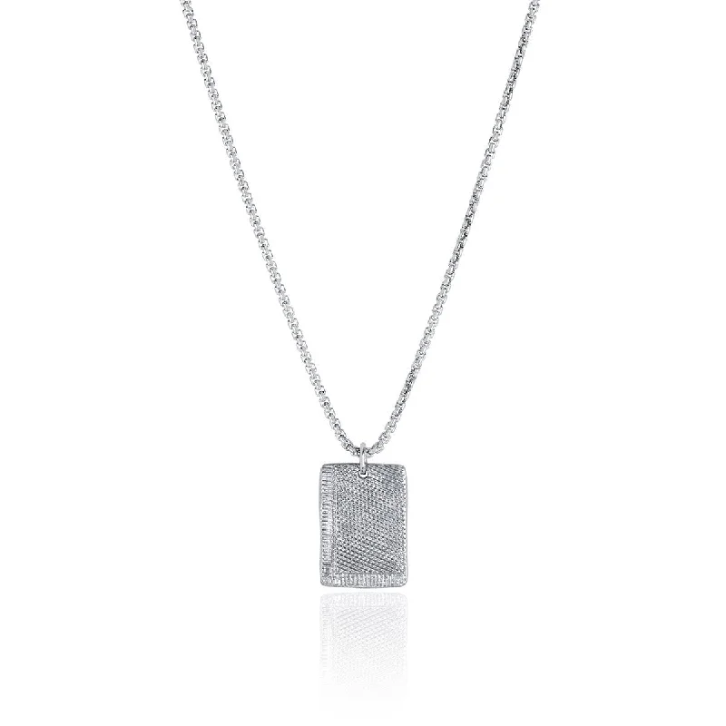 Textured Alchemy Plate Necklace