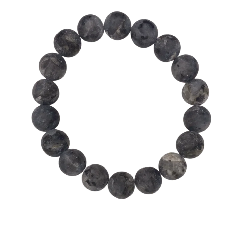 Matte Marble Labradorite Larvikite 10mm