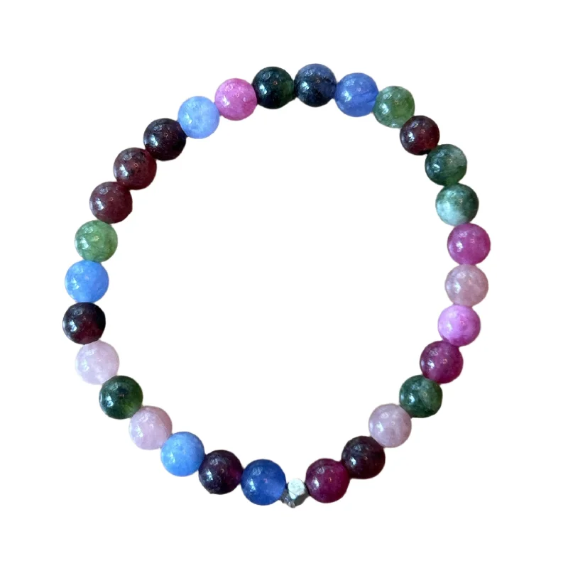 Tourmaline Jade 6mm Bracelet