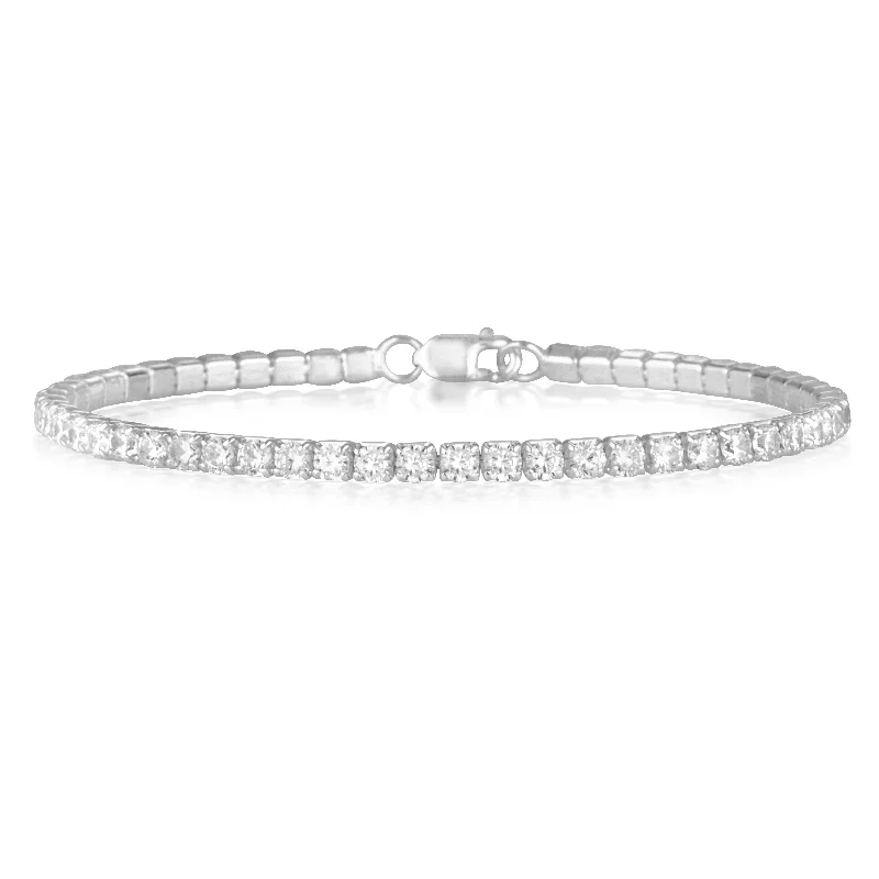 Tennis Bracelet Fine Silver