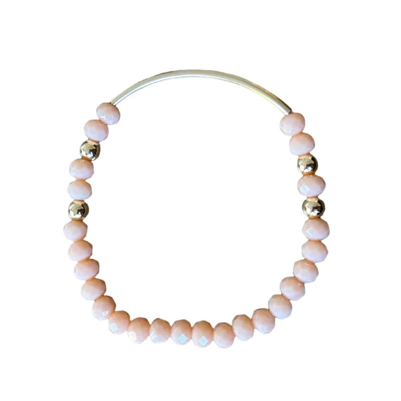 Wren Peach Blossom Faceted 14kt Gold Filled 6mm Bracelet