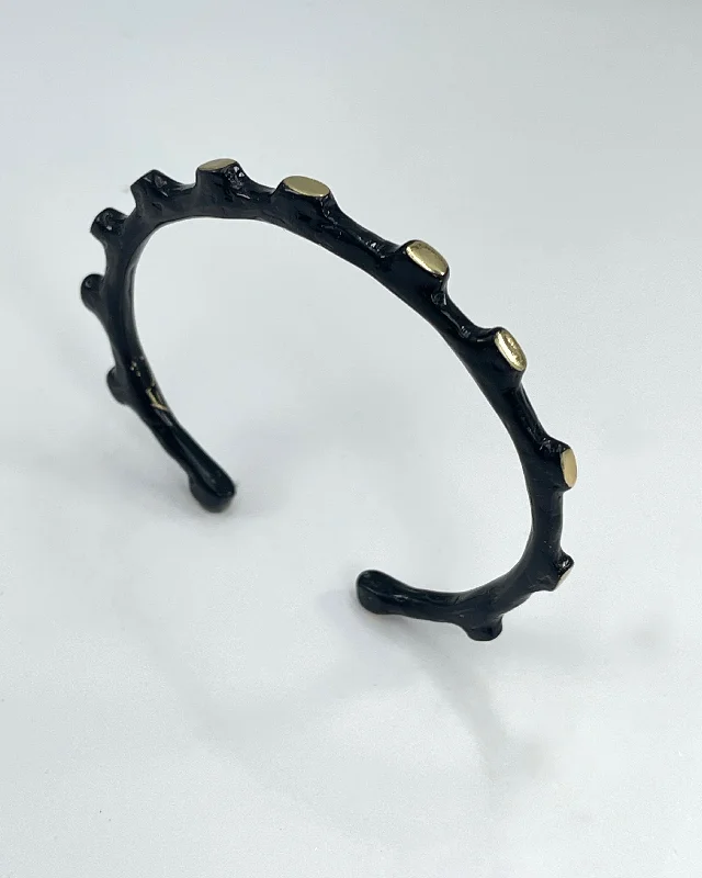 Julie Cohn Fortress Black Cuff