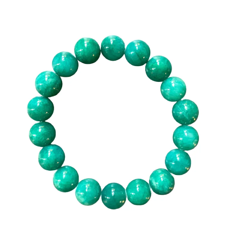 Sea Green Jade 10mm Bracelet