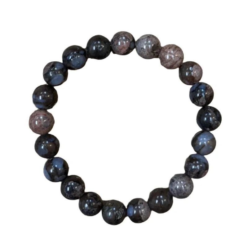 Llanite Blue Opal Quartz 8mm Bracelet