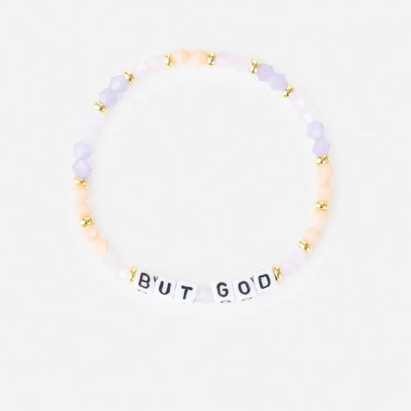 But God Letter Bracelet