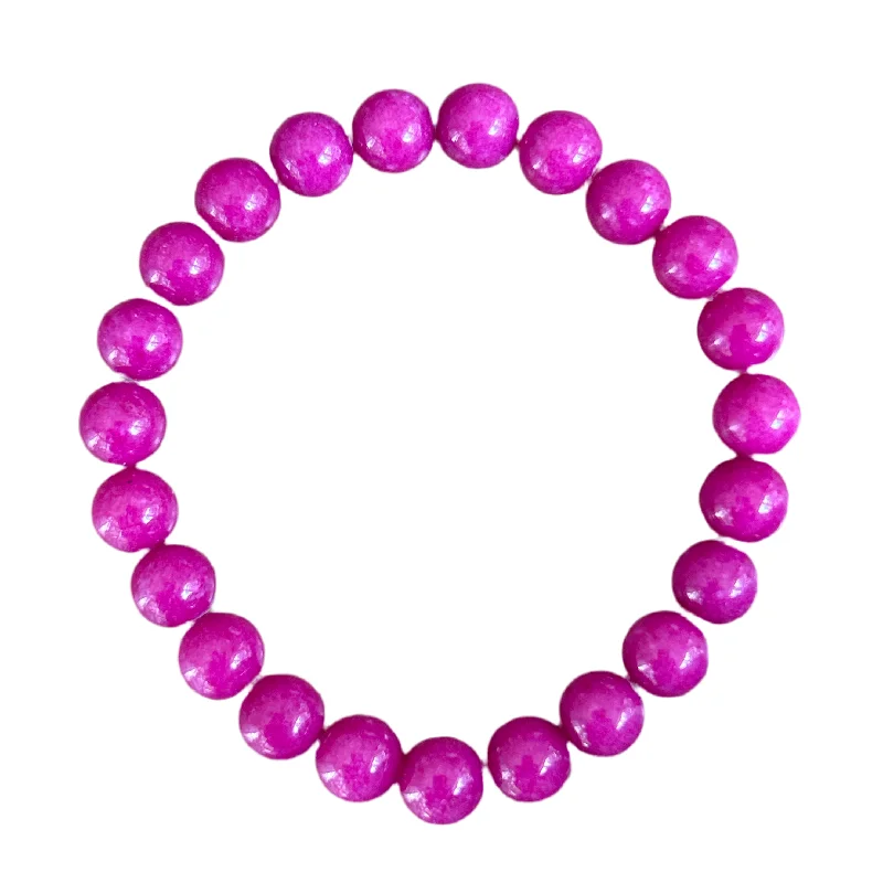 Amethyst Jade 8mm Bracelet