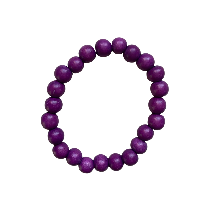 Lilac Wood 8mm Bracelet