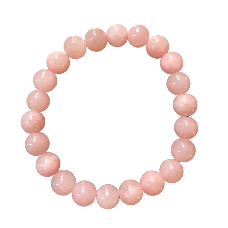 Pastel Rose Jade 8mm Bracelet