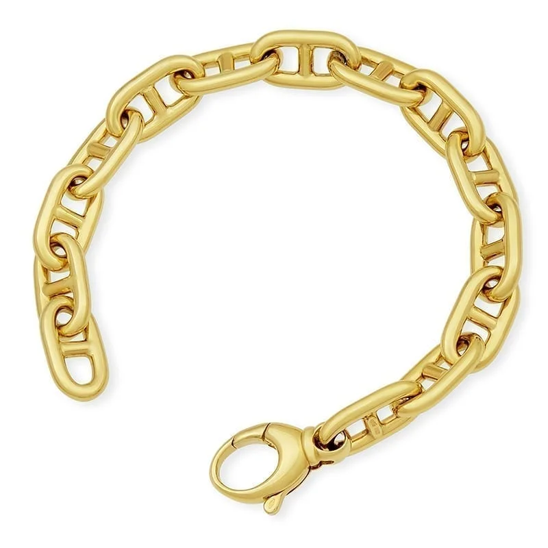 Divided Oval Link Bracelet