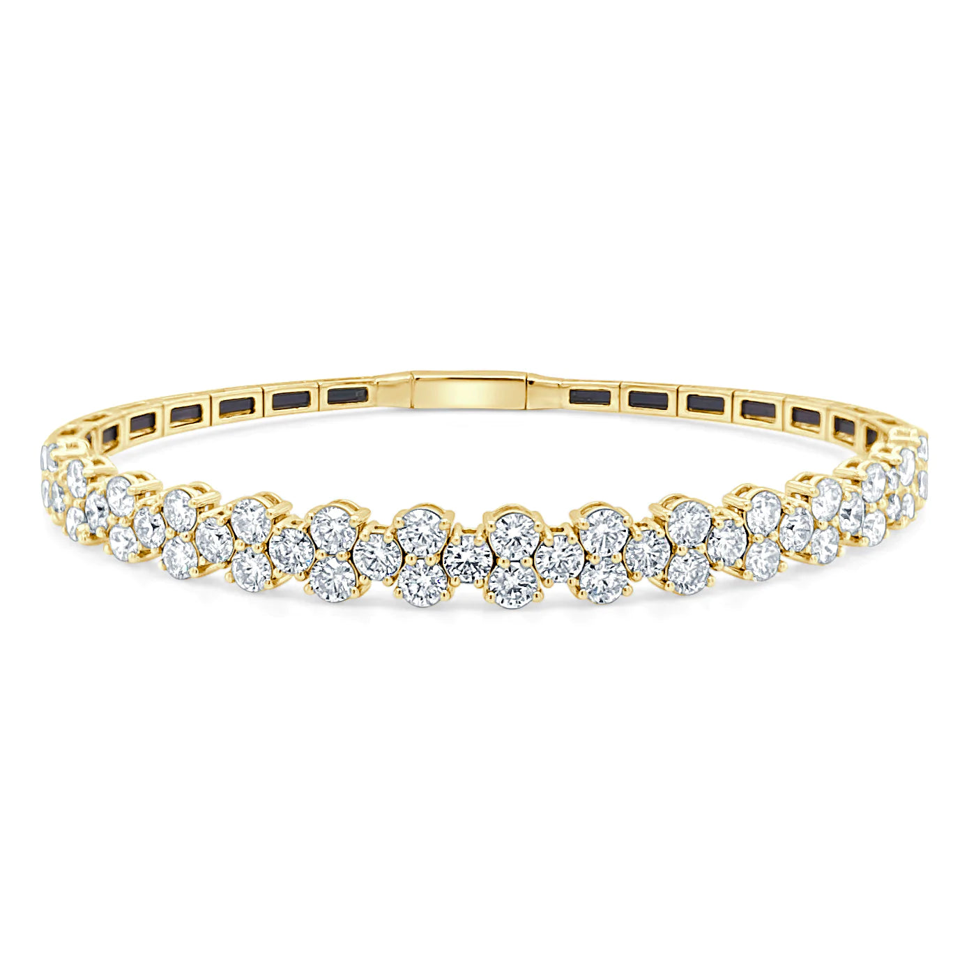 Diamond Trio Flex Bangle