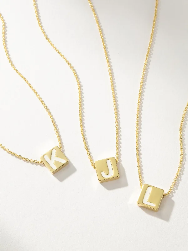 Bold Letter Necklace