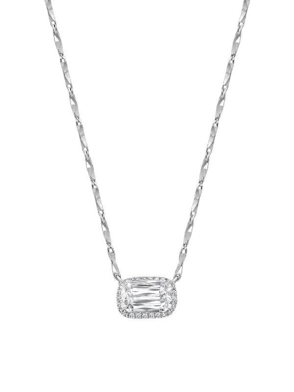 New Vintage Ashoka Platinum Diamond Pendant