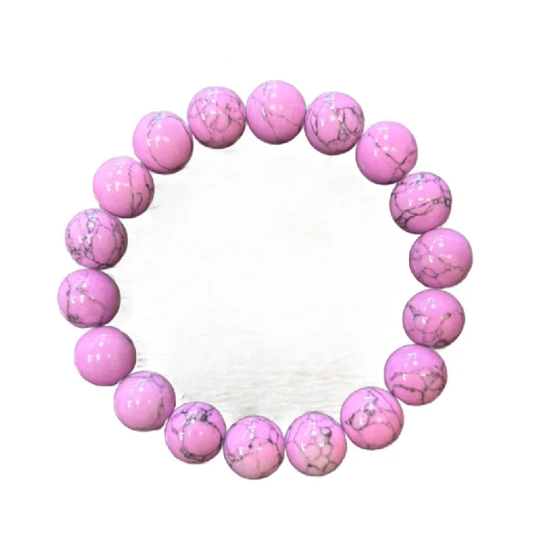 Orchid Magnesite 10mm Bracelet