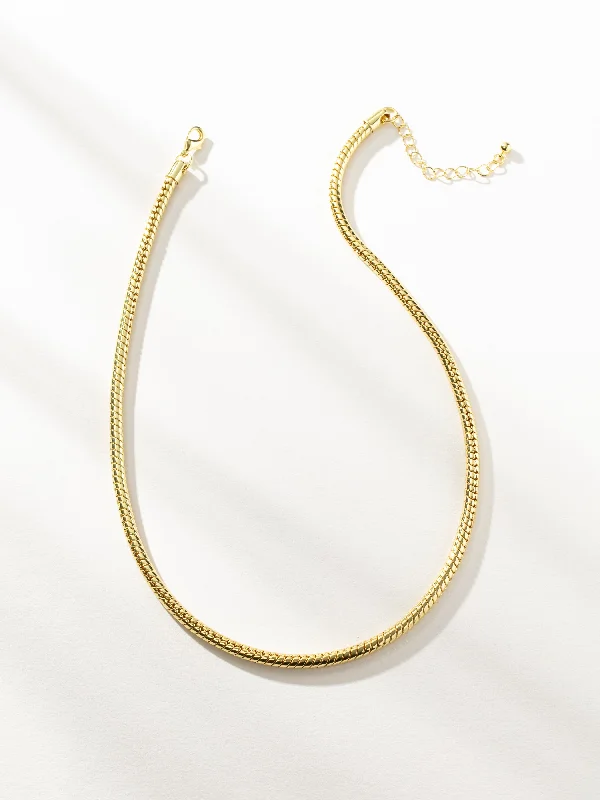 Bold Snake Chain Necklace