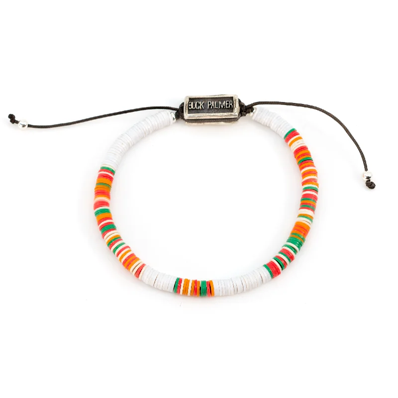 Rasta Disc Bracelet