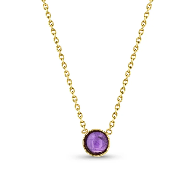 Baby Cab Necklace - Amethyst