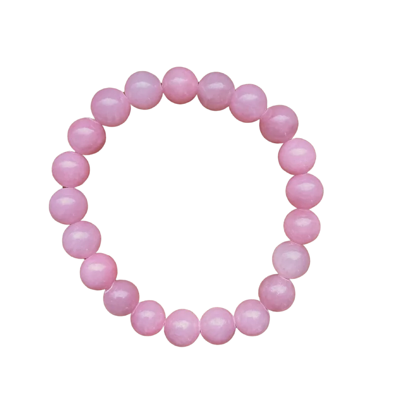 Peony Pink Jade 8mm Bracelet