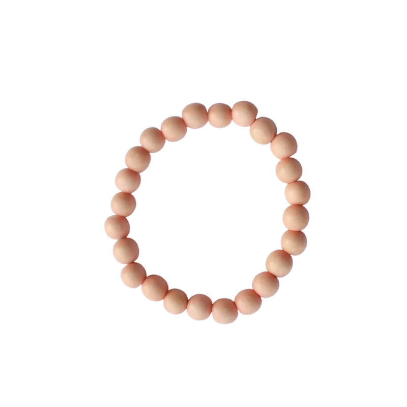 Peach Wood 8mm Bracelet